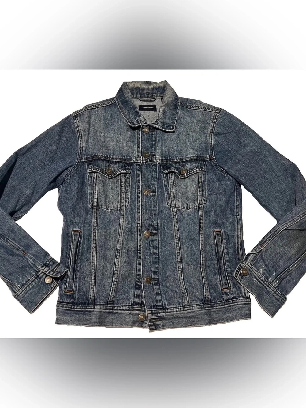 J Crew Jeans Denim Jacket Mens Small Blue